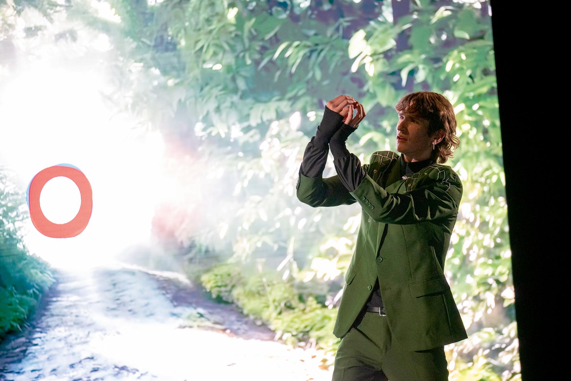 „Kostja“ von Sara Çalıs¸ kan, frei nach Anton Tschechow. In Kooperation mit der Akademie für Darstellende Kunst Baden-Württemberg. Inszenierung von Alessa Bollack im Rahmen vom Festival Innovationslabor Zukunft