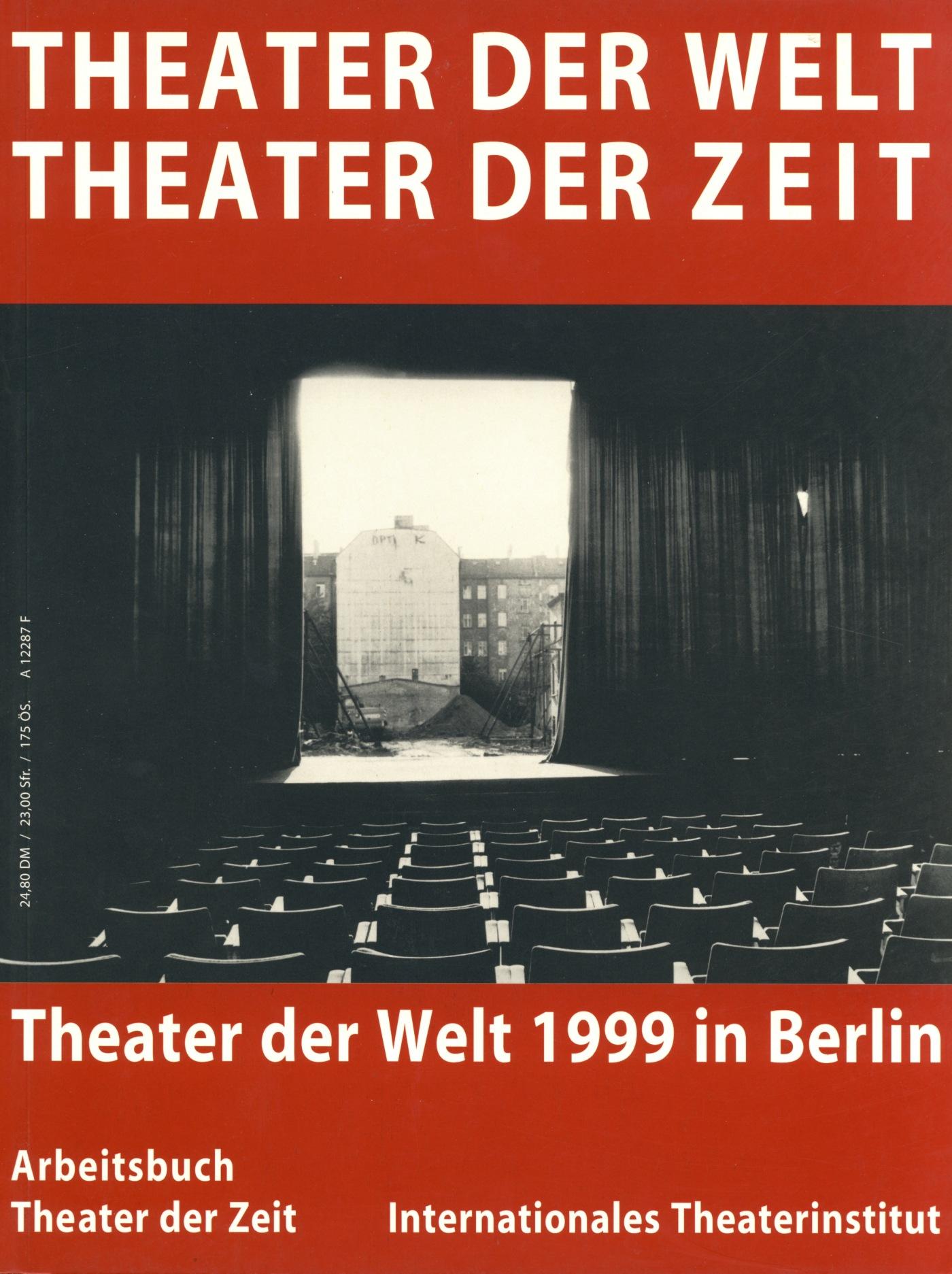 Theater der Welt Arbeitsbuch 8 "Theater der Welt"